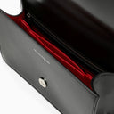 Alexander Mc Queen Jewelled Satchel Shoulder Bag Black - Balardi