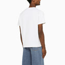 Alexander Mc Queen White/Black Varsity T Shirt