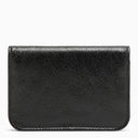 Balenciaga Monaco Black Leather Card Case With Logo