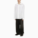 Balenciaga Kick Collar Oversize Shirt White
