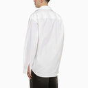 Balenciaga Kick Collar Oversize Shirt White