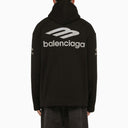 Balenciaga Icon 3 B Sport Hoodie Black