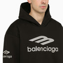 Balenciaga Icon 3 B Sport Hoodie Black