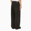 Balenciaga Black Washed Skiwear Jeans