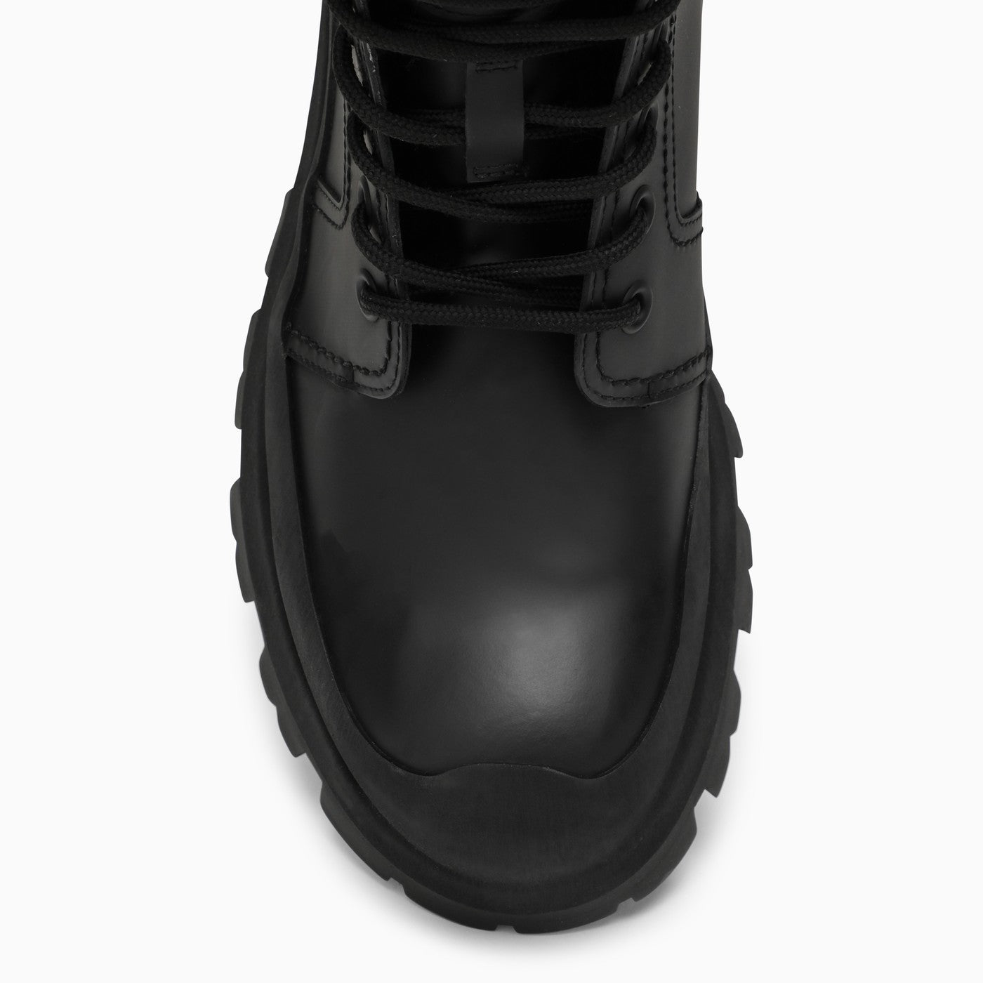 Alexander McQueen Wander leather lace-up boots - Black