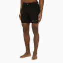 Alexander Mc Queen Black Swim Shorts With Logo