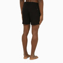 Alexander Mc Queen Black Swim Shorts With Logo