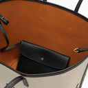 Stella Mc Cartney ECRU Cotton Blend Tote bolso con logotipo