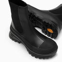 Stella Mc Cartney Black Logoed Ankle Boots - Balardi