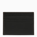 Burberry Black Leather Card Holder With Logo