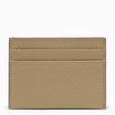 Burberry Beige Leather Card Holder With Logo