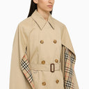 Burberry Honey Cotton Double Breasted Trench Coat - Balardi
