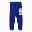 Burberry Electric Blue Cotton Jogging Trousers