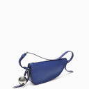 Burberry Medium Shield Blue Leather Bag