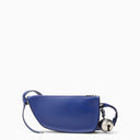 Burberry Medium Shield Blue Leather Bag