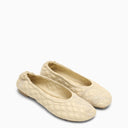 Ballerine in pelle color argilla Burberry Sadler