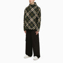 Burberry Check Pattern Hooded Jacket