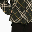 Burberry Check Pattern Hooded Jacket
