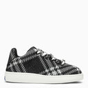 Burberry Black/White Check Pattern Box Sneaker