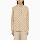 Burberry Check Pattern Cotton Shirt