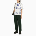 Burberry Dark Green Cotton Jogging Trousers