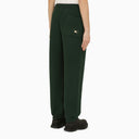 Burberry Dark Green Cotton Jogging Trousers