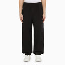 Burberry Black Cotton Jogging Hosen