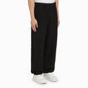 Burberry Black Cotton Jogging Hosen