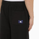 Burberry Black Cotton Jogging Hosen