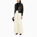 Swd By S.W.O.R.D. Black Leather Biker Jacket