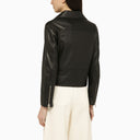 Swd By S.W.O.R.D. Black Leather Biker Jacket