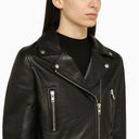 Swd By S.W.O.R.D. Black Leather Biker Jacket