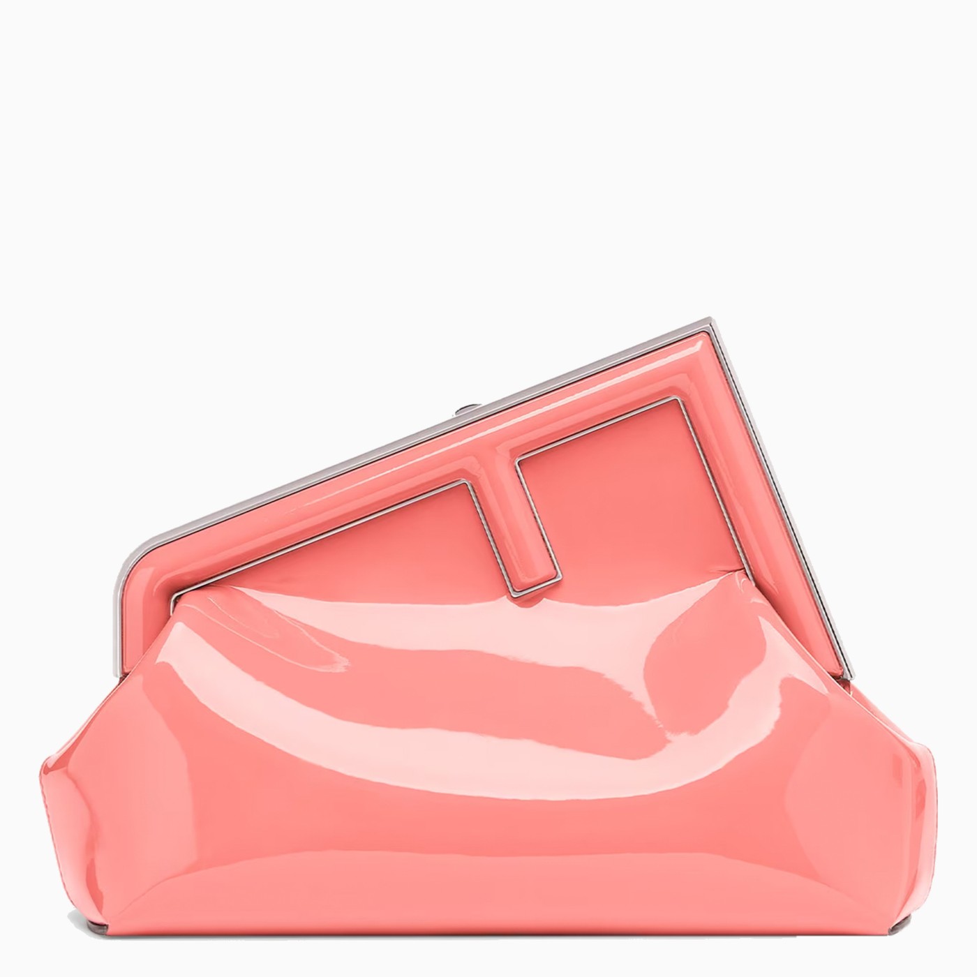 Fendi Medium Fendi First Bag Shiny Pink - One Size