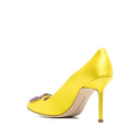 Manolo Blahnik Hangisi 90 Satin Pumps