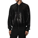 Prada Sequin Embellished Bomber Jacket