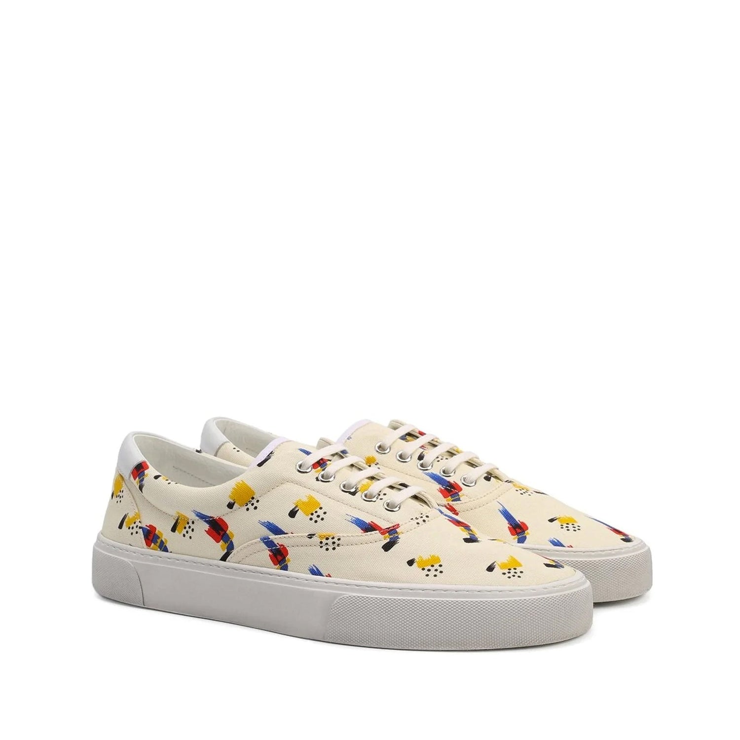 Saint laurent 2024 canvas sneakers