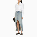 Mother Long Skirt the Ditcher Maxi Super Fray