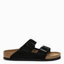 Birkenstock Taupe Suede Arizona Slide