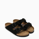 Birkenstock Taupe Suede Arizona Slide