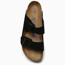 Birkenstock Taupe Suede Arizona Slide
