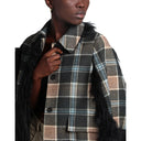 Maison Margiela Faux Fur Trimmed Cape Jacket