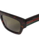 Gucci rektangulære ramme solbriller