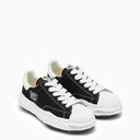 Maison mihara yasuhiro tela nera blakey sneaker top bassi