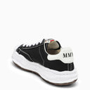Maison mihara yasuhiro tela nera blakey sneaker top bassi