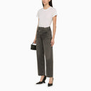 Agolde Grey Denim Deconstructed Jeans