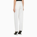 Agolde Milk White Denim Deconstructed Jeans