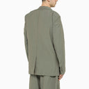Maison Mihara Yasuhiro Single Breasted Khaki Jacket In Technical Fabric - Balardi