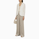 Harris Wharf London White Single Breasted Cotton Jacket