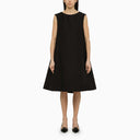 Marni Black Cotton Cocoon Dress
