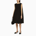 Marni Black Cotton Cocoon Dress